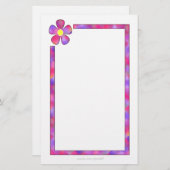 角花文房具 便箋 (正面/裏面)