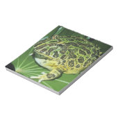 角華美のカエル(Ceratophrys ornata) ノートパッド (回転)