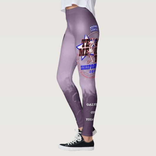 角!  紫色 レギンス (左)