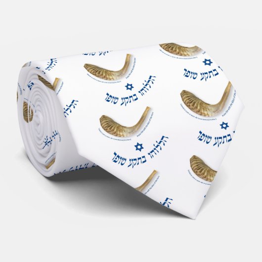 角- shofarの送風との彼を賞賛して下さい ネクタイ (ロール)