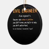 解おもしろい決する土木技師の定義 セラミックオーナメント (左)