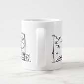 解体工事請負業者アニメ ジャンボコーヒーマグカップ (裏面)