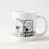 解体業者漫画 ジャンボコーヒーマグカップ (右)