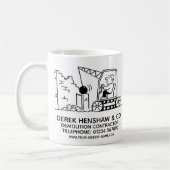 解体請負業者のプロモーションコーヒーマグ コーヒーマグカップ (左)