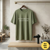 解体 & 回復オーバーサイズのジムシャツ Tシャツ