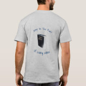 解像度：川にジャンプ Tシャツ (裏面)