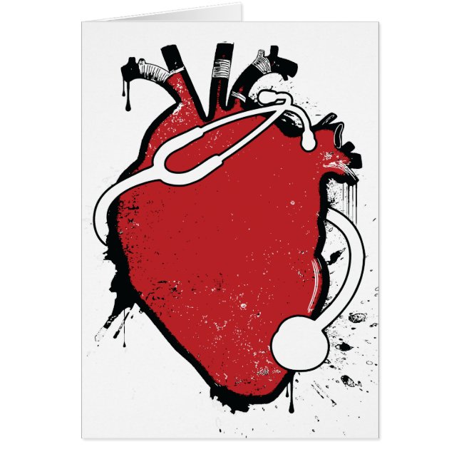 解剖ハートの聴診器 (正面)