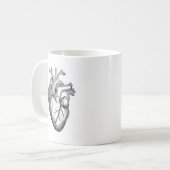 解剖ハート コーヒーマグカップ (正面左)