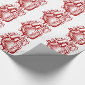 解剖ハート ラッピングペーパー (角)