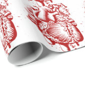 解剖ハート ラッピングペーパー (ロールコーナー)