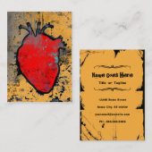 解剖ハート 名刺 (正面/裏面)