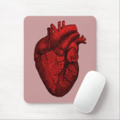 解剖人間のハート マウスパッド (マウス)