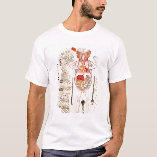 解剖図表 Tシャツ (正面)