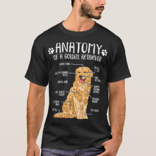 解剖学おもしろいゴールデンレトリバー犬の恋人プルオーバー Tシャツ