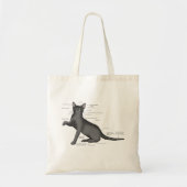 解剖学おもしろい猫 トートバッグ (正面)