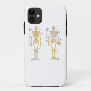 解剖学の図表と分類される人間の骨組 iPhone 11 ケース
