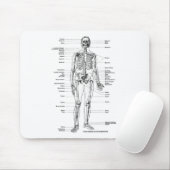 解剖学の骨組Tシャツおよびギフト マウスパッド (マウス)