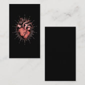 解剖学ハート解剖学 名刺 (正面/裏面)