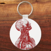 解剖学バストレッド キーホルダー (正面)