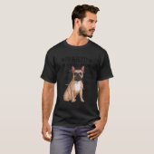 解剖学フランスのブルドッグフレンチー Tシャツ (正面フル)
