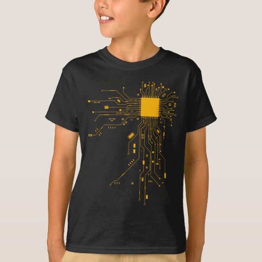 解剖学的なハートCPUプロセッサコンピュータサイエンスPr Tシャツ (正面)