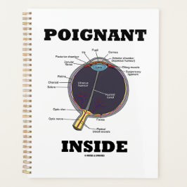 解剖学的な眼球の中の慈悲深い目 プランナー手帳