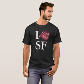 解剖学的に正しいハートでSFシャツが大好き Tシャツ (正面フル)