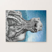解剖学的イラストレーション海シュルレアリズム ジグソーパズル (横)