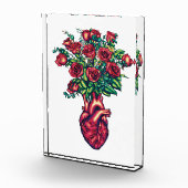 解剖学的ハートとバラ、ハート戦士 フォトブロック (右)