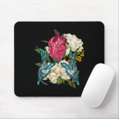 解剖学的ハートと花医師バレンタイン マウスパッド (マウス)