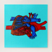 解剖学的ハートパズル ジグソーパズル (横)