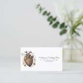 解剖学的ハート医学心臓病医 名刺 (スタンド正面)