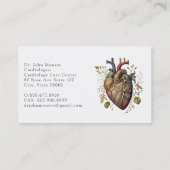 解剖学的ハート医療心臓学 名刺 (裏面)