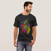 解剖学的ハート心臓学シャツ医 Tシャツ (正面フル)