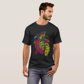 解剖学的ハート心臓学シャツ医 Tシャツ (正面フル)