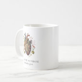 解剖学的ハート心臓専門医 コーヒーマグカップ (正面左)