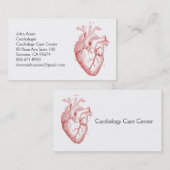 解剖学的ハート心臓病専門医 名刺 (正面/裏面)
