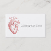 解剖学的ハート心臓病専門医 名刺 (裏面)