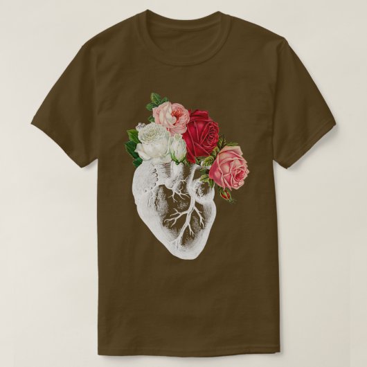 解剖学的ハート5 Tシャツ (デザイン正面)