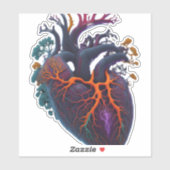 解剖学的ハート シール (シート)