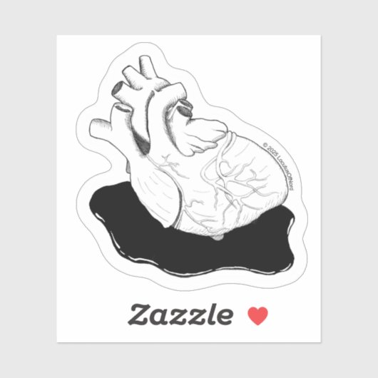 解剖学的ハート シール (シート)