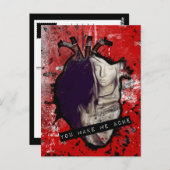 解剖学的ハート ポストカード (正面/裏面)