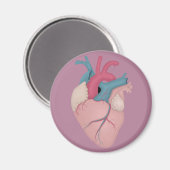 解剖学的ハート マグネット (正面/裏面)