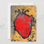 解剖学的ハート 招待状 (正面)