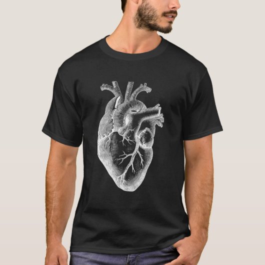 解剖学的ヒトハート医医ギフトハートA Tシャツ (正面)