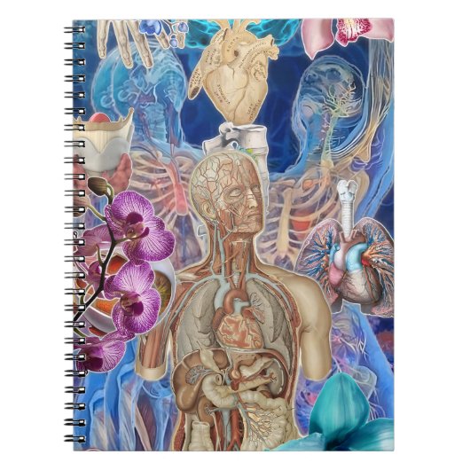 解剖学的フローラ：開花の青写真 ノートブック (正面)