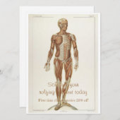 解剖学的前壁 招待状 (正面/裏面)