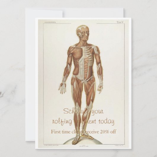 解剖学的前壁 招待状 (正面)