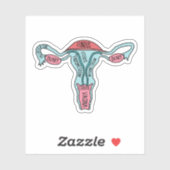 解剖学的子宮、産婦人科医 シール (シート)