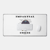 解剖学的眼球の中の公平な目 デスクマット (キーボード&マウス)